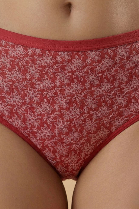 Zivame Medium Rise Full Coverage Hipster Panty (Pack of 3) - Multicolor — image 9
